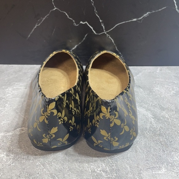 Izzy Flats Black/Gold Size 9m - Picture 4 of 9